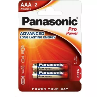 PANASONIC alkalne baterije Pro Power LR03PPG / 2BP AAA 1.5V (blister 2kom)