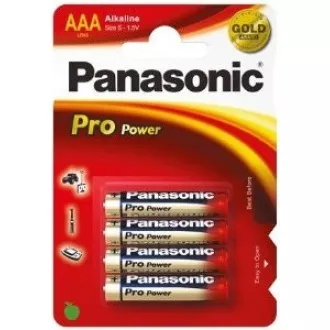 PANASONIC alkalne baterije Pro Power LR03PPG / 4BP AAA 1.5V (blister 4kom)