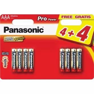 PANASONIC alkalne baterije - Pro Power AAA 4+4F 1.5V paket - 8 kom