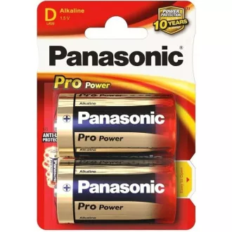 PANASONIC alkalne baterije Pro Power LR20PPG / 2BP D 1, 5V (blister 2kom)