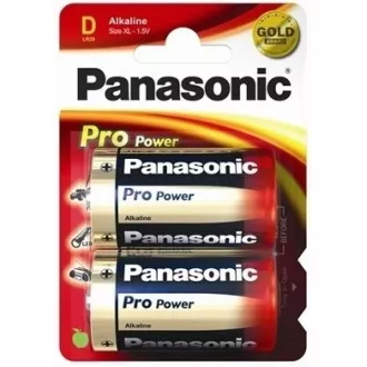 PANASONIC alkalne baterije Pro Power LR20PPG / 2BP D 1, 5V (blister 2kom)