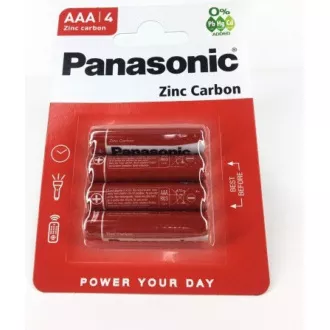 PANASONIC cink ugljične baterije Crveni cink R03RZ / 4BP EU AAA 1.5V (blister 4kom)