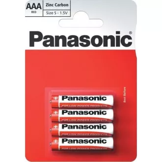 PANASONIC cink ugljične baterije Crveni cink R03RZ / 4BP EU AAA 1.5V (blister 4kom)