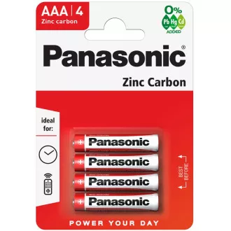 PANASONIC cink ugljične baterije Crveni cink R03RZ / 4BP EU AAA 1.5V (blister 4kom)