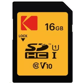 Kodak SD memorijska kartica 16GB UHS-I U1 V10 Premium Kodak SD memorijska kartica 16GB UHS-I U1 V10 Premium