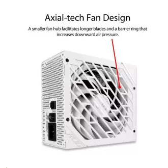 ASUS izvor napajanja ROG-STRIX-850G-WHITE, 850W, 80+ Gold, modularni ASUS izvor napajanja ROG-STRIX-850G-WHITE, 850W, 80+ Gold, modularni