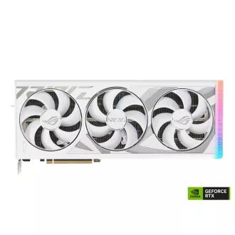 ASUS VGA NVIDIA GeForce RTX 4090 ROG STRIX WHITE OC 24G, 24G GDDR6X, 3xDP, 2xHDMI