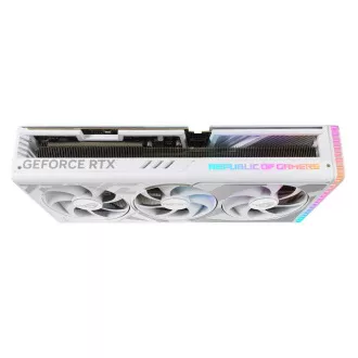 ASUS VGA NVIDIA GeForce RTX 4090 ROG STRIX WHITE OC 24G, 24G GDDR6X, 3xDP, 2xHDMI