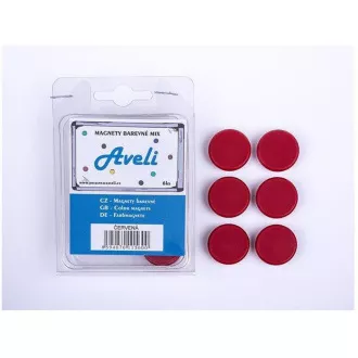 Set AVELI magneta, crvene boje