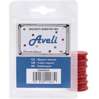 Set AVELI magneta, crvene boje