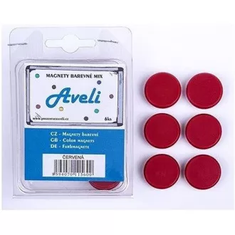 Set AVELI magneta, crvene boje