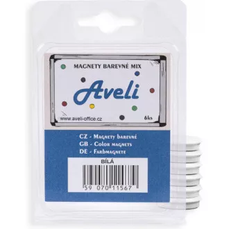 AVELI magnet set, bijela boja