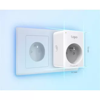 TP-Link Tapo P100 (1 paket) pametna WiFi mini utičnica (2300 W, 10 A, 2,4 GHz, BT)