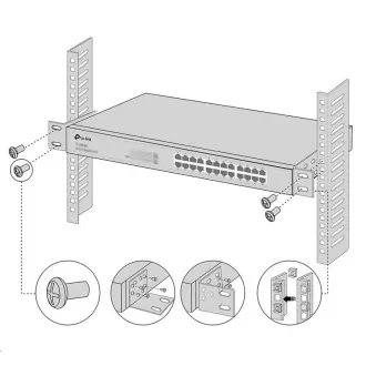 TP-Link RackMount Kit-13 - set za montažu 13-inčnih prekidača u rack