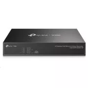 TP-Link VIGI NVR1004H-4P, video rekorder, 4 kanala, 4xPoE, 1xSATA, 1x100Mb/s LAN, 2xUSB2.0, 1xHDMI, 1xVGA
