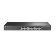 TP-Link OMADA JetStream prekidač za spajanje na UPS TL-SG3428X-UPS (24xGbE, 4xSFP+, 2xkonzola, bez ventilatora)