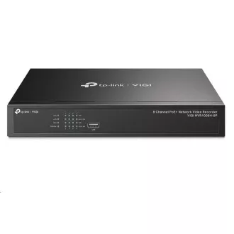 TP-Link VIGI NVR1008H-8P, video rekorder, 8 kanala, 8xPoE, 1x100Mb/s LAN, 1xVGA, 1xHDMI, 2xUSB2.0