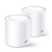 TP-Link Deco X60 (2 paketa) WiFi6 Mesh (AX5400, 2,4 GHz/5 GHz, 2xGbELAN/WAN)