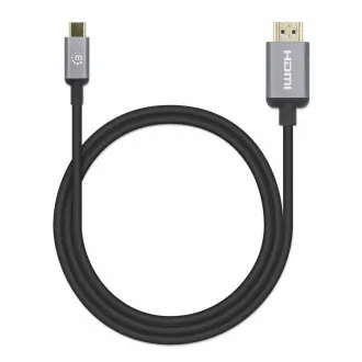 Manhattan kabel USB-C na HDMI, USB-C muški na HDMI muški, 2 m, crni