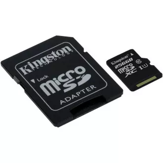 Kingston 256GB micSDXC Canvas Select Plus 100R A1 C10 kartica + SD adapter Kingston 256GB micSDXC Canvas Select Plus 100R A1 C10 kartica + SD adapter