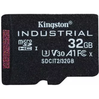 Kingston 32GB microSDHC Industrial C10 A1 pSLC kartica + SD adapter