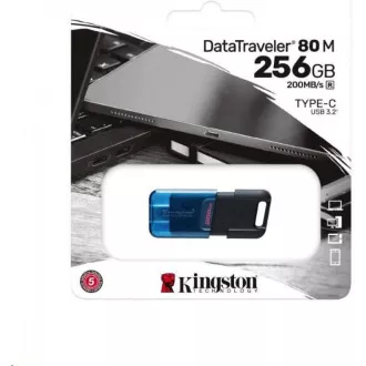 Kingston Flash Disk 256 GB DataTraveler DT80 M (USB-C 3.2 Gen 1) Kingston Flash Disk 256 GB DataTraveler DT80 M (USB-C 3.2 Gen 1)