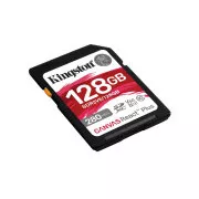 Kingston SDXC kartica 128GB Canvas React Plus, UHS-II, U3, V60, R:280/W:100MB/s