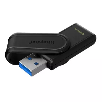 Kingston USB 3.2 Gen 1 USB memorijski ključ 64GB DataTraveler Exodia S (crni)