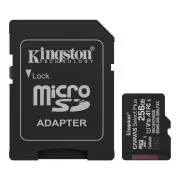 Kingston MicroSDXC kartica 256GB Canvas Select Plus, U1, V10, A1, SD adapter