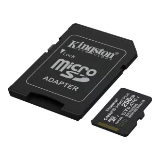 Kingston MicroSDXC kartica 256GB Canvas Select Plus, U1, V10, A1, SD adapter