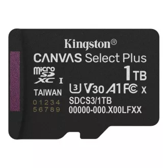 Kingston MicroSDXC kartica 1TB Canvas Select Plus, U3, V30, A1