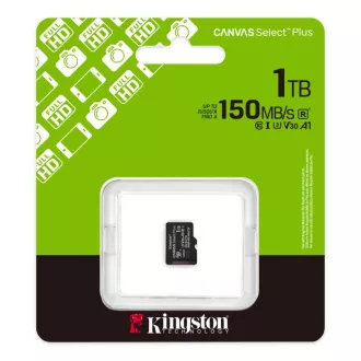 Kingston MicroSDXC kartica 1TB Canvas Select Plus, U3, V30, A1