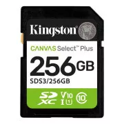 Kingston SDXC kartica 256GB Canvas Select Plus, U1, V10, A1