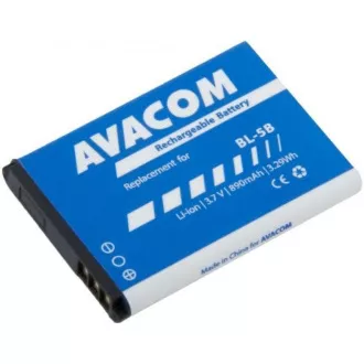 AVACOM baterija za mobitel Nokia 3220, 6070, Li-Ion 3, 7V 890mAh (zamjenska BL-5B)