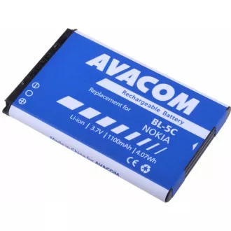 AVACOM baterija za mobitel Nokia 6230, N70, Li-Ion 3, 7V 1100mAh (zamjenska BL-5C)