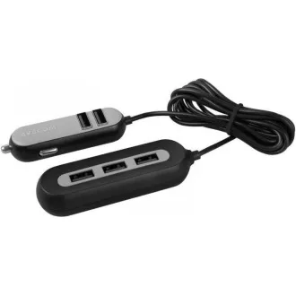 AVACOM CarHUB auto punjač 5x USB izlaz, crni AVACOM CarHUB auto punjač 5x USB izlaz, crni