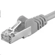 PREMIUMCORD Patch kabel CAT6a S-FTP, RJ45-RJ45, AWG 26/7 5m sivi