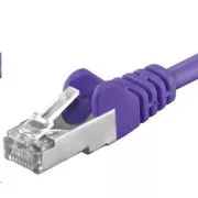 PREMIUMCORD Patch kabel CAT6a S-FTP, RJ45-RJ45, AWG 26/7 5m ljubičasta