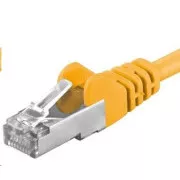 PREMIUMCORD Patch kabel CAT6a S-FTP, RJ45-RJ45, AWG 26/7 3m žuti