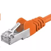 PREMIUMCORD Patch kabel CAT6a S-FTP, RJ45-RJ45, AWG 26/7 10m narančasti