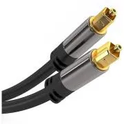 PremiumCord Toslink kabel M/M, 6 mm, 0,5 m, crni