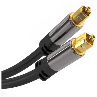 PremiumCord Toslink kabel M/M, 6 mm, 0,5 m, crni PremiumCord Toslink kabel M/M, 6 mm, 0,5 m, crni