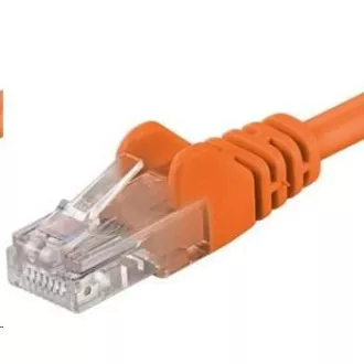 PREMIUMCORD Patch kabel UTP RJ45-RJ45 CAT5e 0,25m narančasti