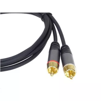 PREMIUMCORD kabel, 2x CINCH-2x CINCH M/M, 3m