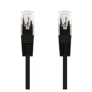 C-TECH kabel patchcord Cat5e, UTP, crni, 2m