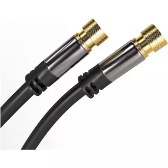 PREMIUMCORD kabel, satelitska antena F muška - F muška (135 dB) 4x oklopljena 3 m PREMIUMCORD kabel, satelitska antena F muška - F muška (135 dB) 4x oklopljena 3 m