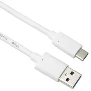 PremiumCord kabel USB-C - USB 3.0 A (USB 3.2 generacije 2, 3A, 10Gbit/s) 3m, bijeli