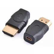 PremiumCord adapter mikro HDMI tip D ženski - HDMI tip A muški