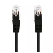 C-TECH kabel patchcord Cat5e, UTP, crni, 1m