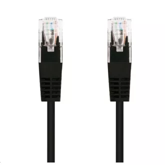 C-TECH kabel patchcord Cat5e, UTP, crni, 1m